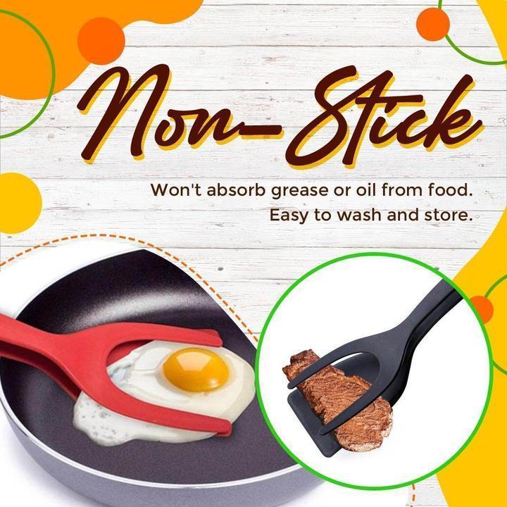 🍳 NYT 50 % ALENNUS!🥩 2-in-1-lastanpidin – Lämmönkestävä silikoni ja luistamaton kahva – Keittiön ruoanlaittovälineiden välttämätön apuväline 🔥