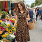 👗🐆 50 % ALENNUS! Tyylikäs naisten mekko leopardikuvioinnilla ja käänteisellä kauluksella – tyylikäs, vartaloa korostava ja täydellinen toimistoon, illalliselle ja juhlatilaisuuksiin ✨
