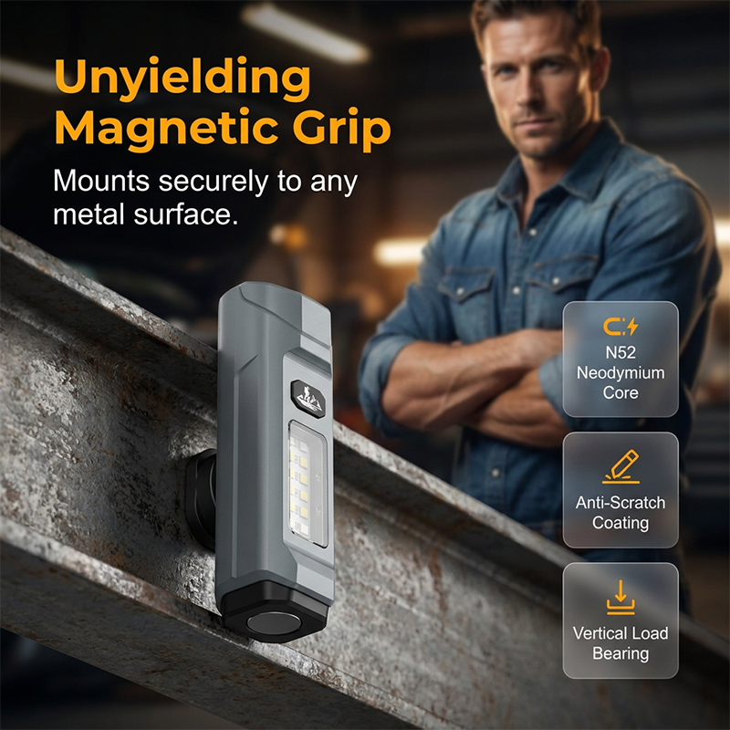 Infrapunalaser-taskulamppu COB-magneettijalustalla