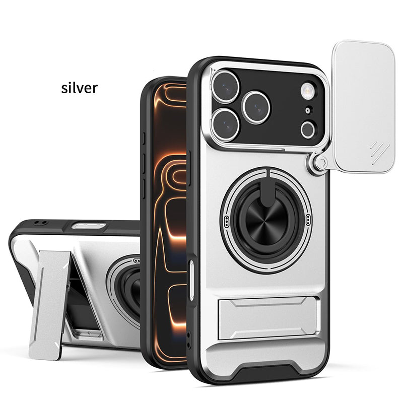 📱🛡️4-in-1-suojakotelo, jossa on kameran liukukansi