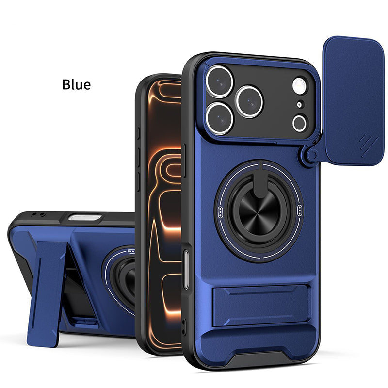 📱🛡️4-in-1-suojakotelo, jossa on kameran liukukansi