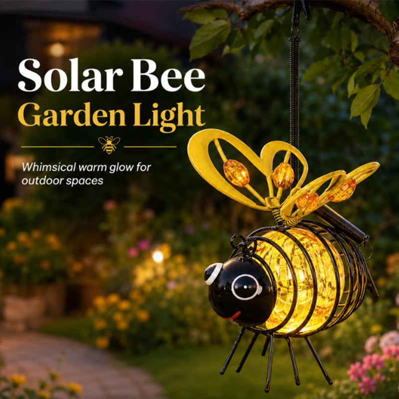 🌙🍃🪴 RAJOITETUN AJAN 50 %:N ALENNUS! Ripustettava aurinkokäyttöinen mehiläisvalaisin – lämmin keltainen valo, välkkymätön, sopii erinomaisesti puutarhajuhliin, retkeilyyn tai lastenhuoneisiin – tuo iloa päivin ja öisin 🌞🌜