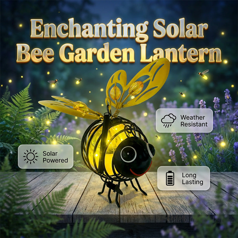 🌙🍃🪴 RAJOITETUN AJAN 50 %:N ALENNUS! Ripustettava aurinkokäyttöinen mehiläisvalaisin – lämmin keltainen valo, välkkymätön, sopii erinomaisesti puutarhajuhliin, retkeilyyn tai lastenhuoneisiin – tuo iloa päivin ja öisin 🌞🌜