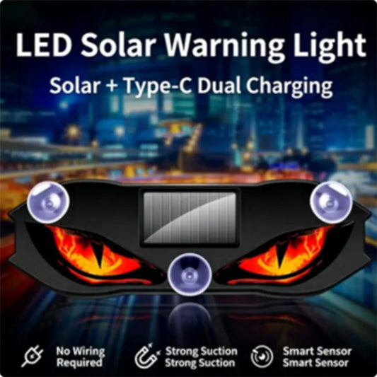 🚗🔆 Aurinkokäyttöinen LED-varoitusvalo autoon – 50 % alennus! Aurinkokäyttöinen, säänkestävä, syttyy automaattisesti pimeässä – lisää turvallisuutta tienvarsilla. 🔥🛡️