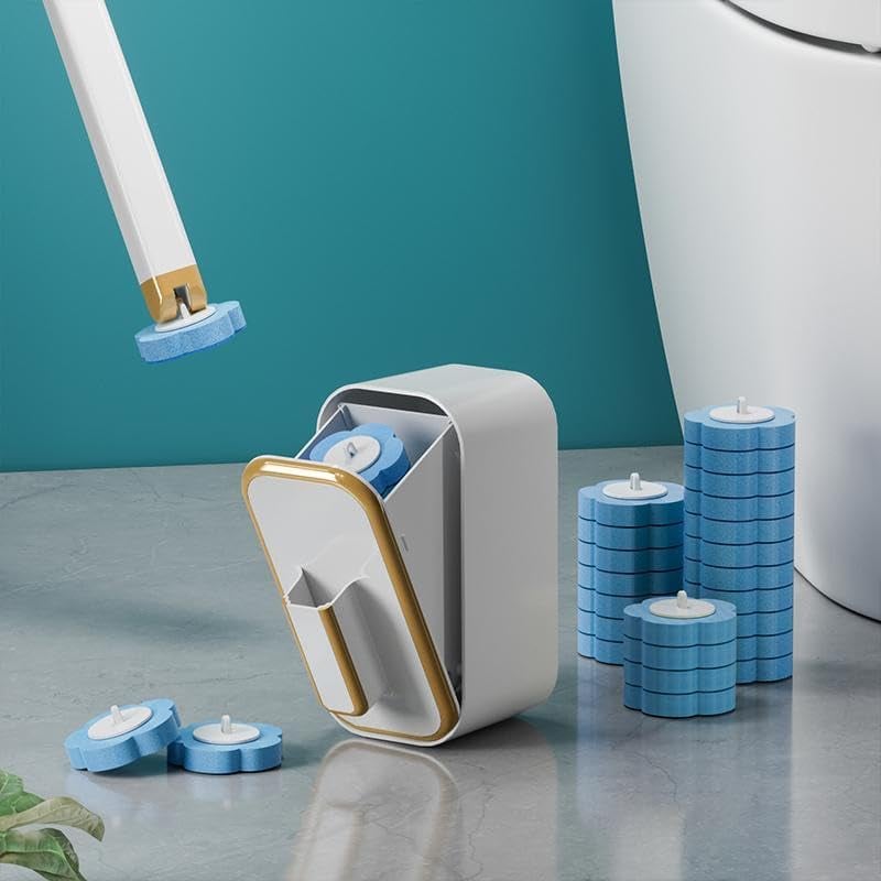 Seinälle asennettava innovatiivinen WC-harjasetti