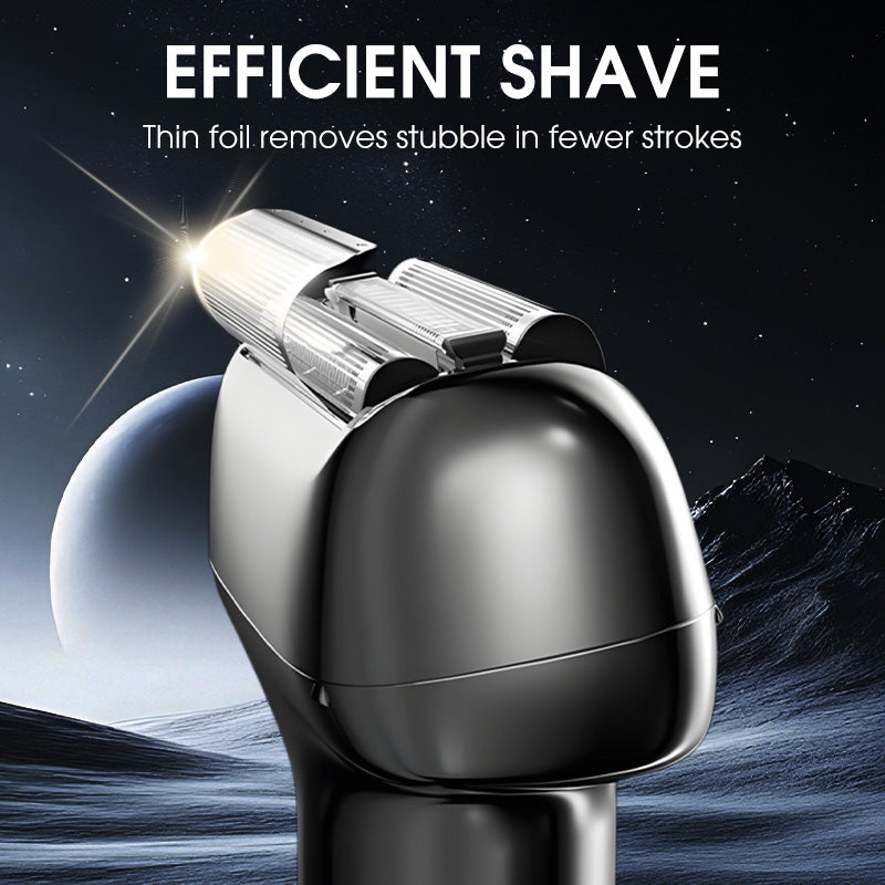 👱‍♂️The best grooming tool for men！Men's Efficient Rechargeable Foil Electric Shaver