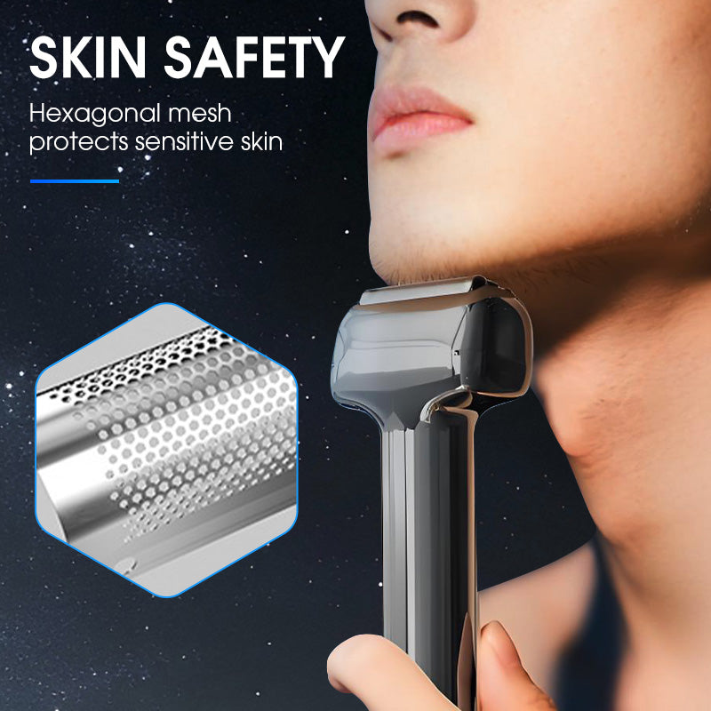 👱‍♂️The best grooming tool for men！Men's Efficient Rechargeable Foil Electric Shaver