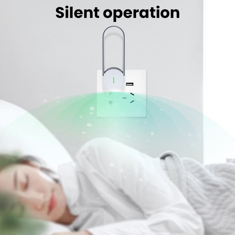 Kannettava, hiljainen USB-liitännällä varustettu negatiivisten ionien ilmanpuhdistin