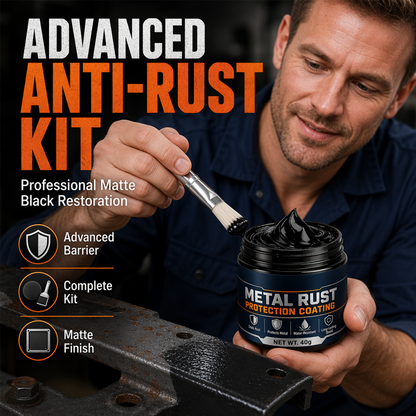 Metallin ruosteenestoaine – musta korjauspasta