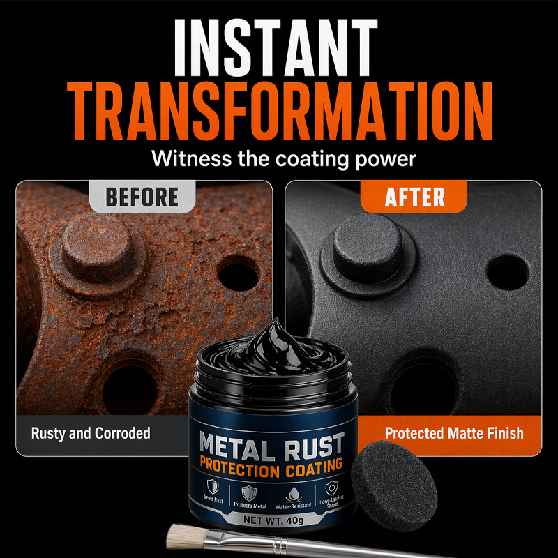 Metallin ruosteenestoaine – musta korjauspasta