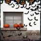 Halloween-3D-lepakkokoristeiden tarrasarja