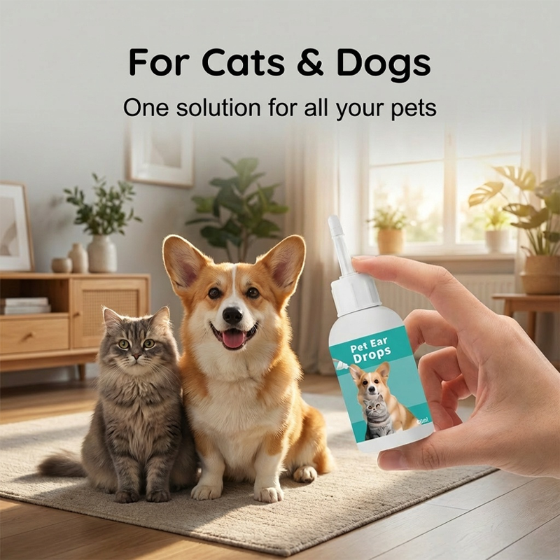 Gentle Pet Ear Cleaner Drops