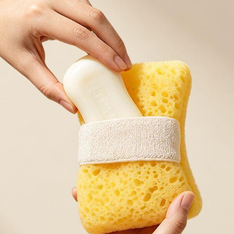 🌞Kesäalennus: -50 %🔥🧼Kaksipuolinen kylpyvaahtopussi🧽