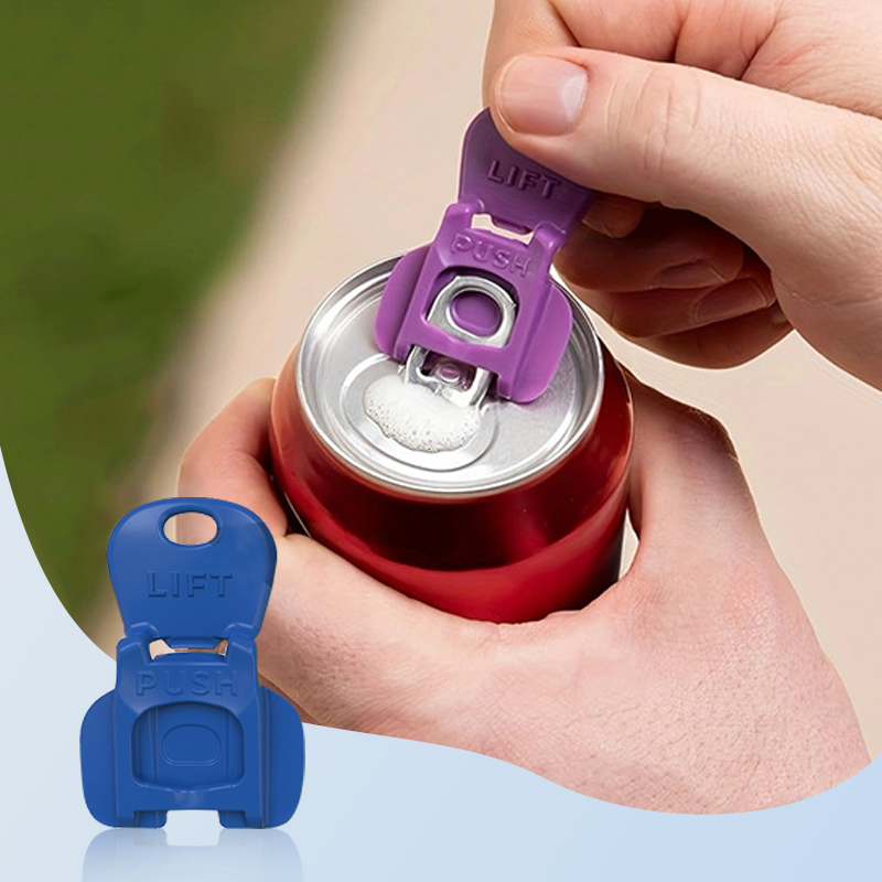 🥫 50% ALENNUS NYT! 🥤 Helppo tölkinavaaja ja juomakansi – Sileä avaus, roiskesuojattu kansi ja kompakti – Ihanteellinen keittiöön, retkeilyyn ja liikkeellä oloon 🔧
