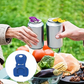 🥫 50% ALENNUS NYT! 🥤 Helppo tölkinavaaja ja juomakansi – Sileä avaus, roiskesuojattu kansi ja kompakti – Ihanteellinen keittiöön, retkeilyyn ja liikkeellä oloon 🔧