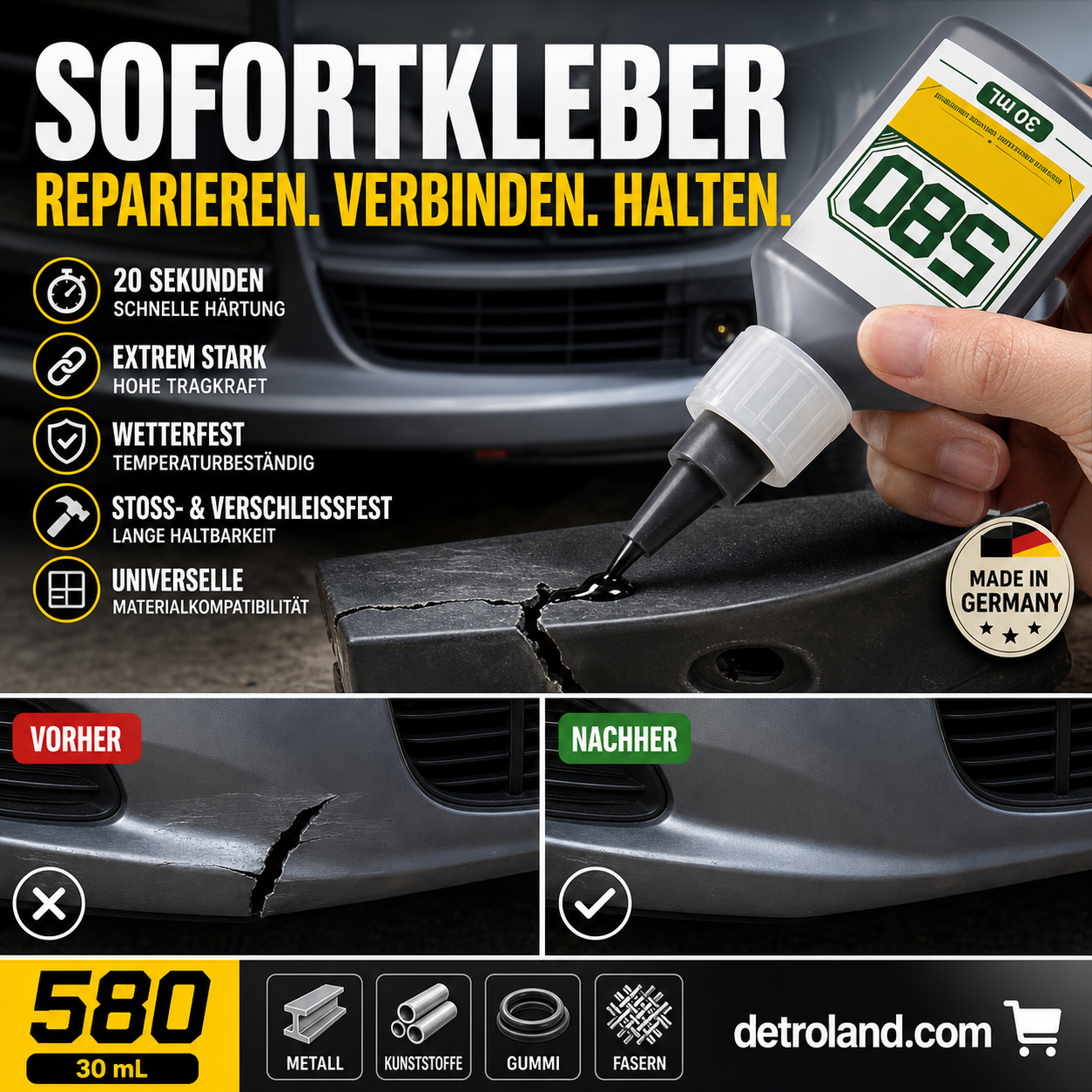 🧴 Mehrzweck-Kleber mit schneller Trocknung