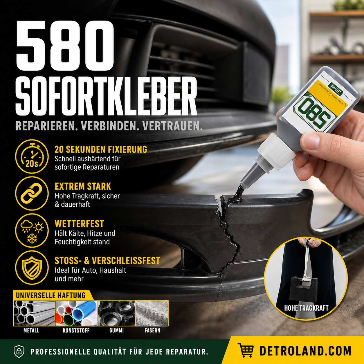 🧴 Mehrzweck-Kleber mit schneller Trocknung
