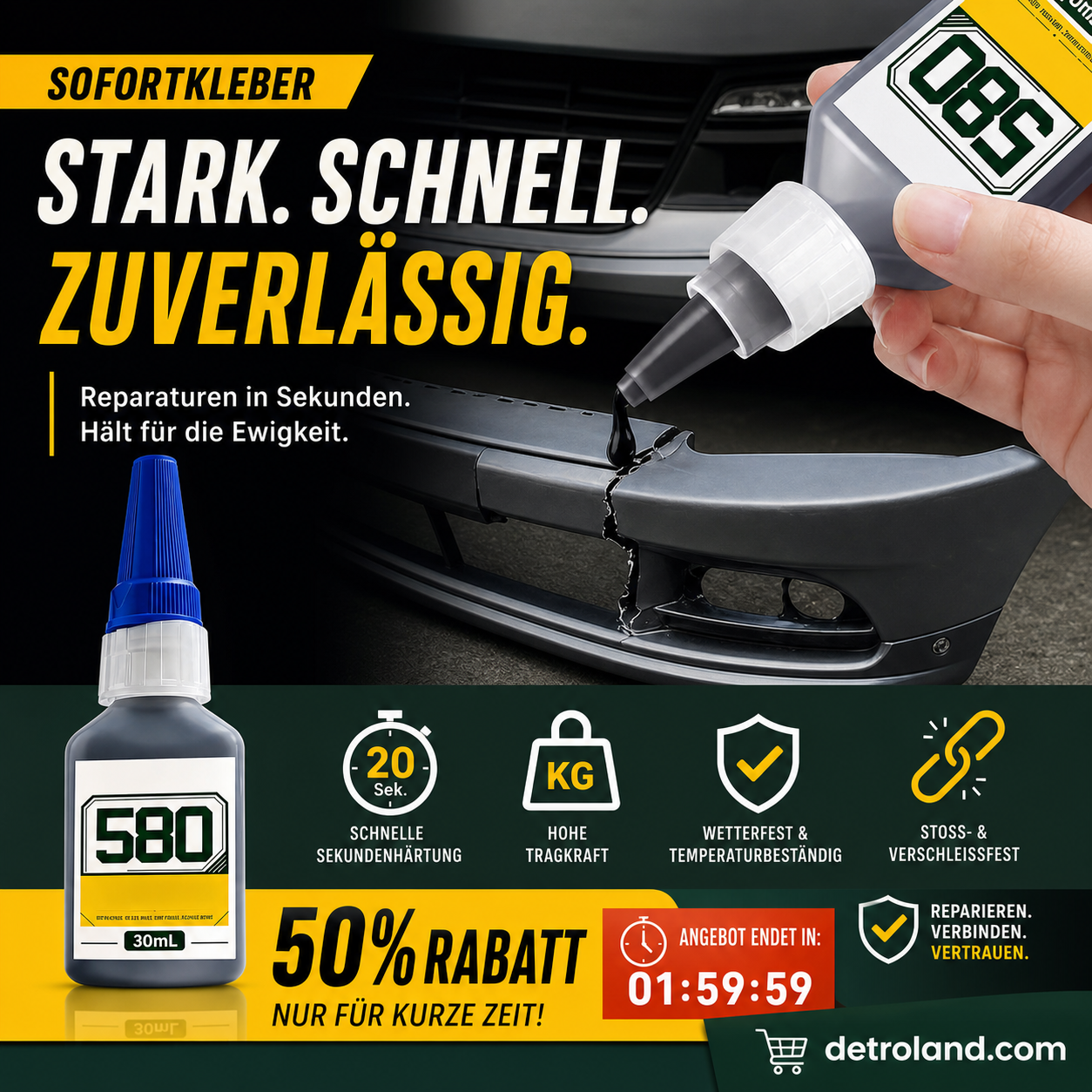 🧴 Mehrzweck-Kleber mit schneller Trocknung
