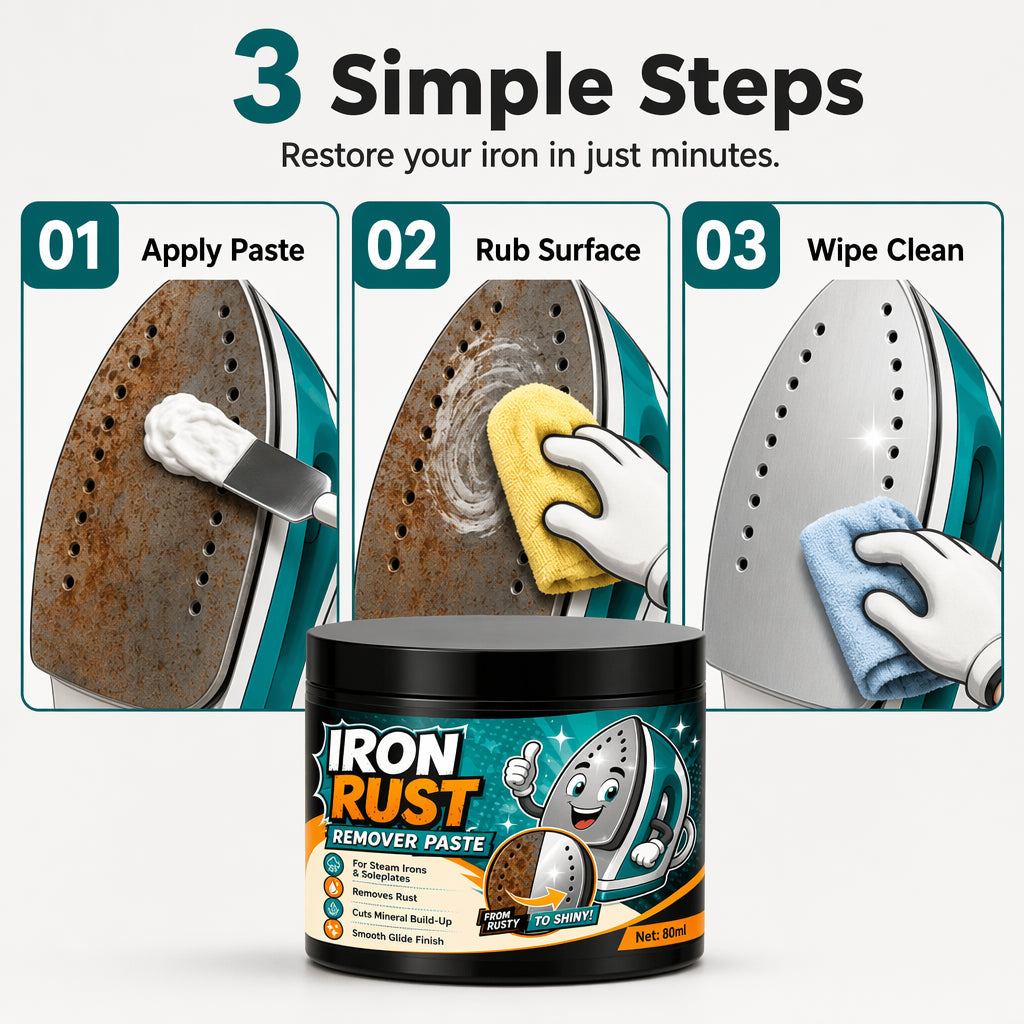Iron Soleplate Rust Remover and Descaling Paste