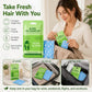 Portable Waterless Hair Cleansing Wipes