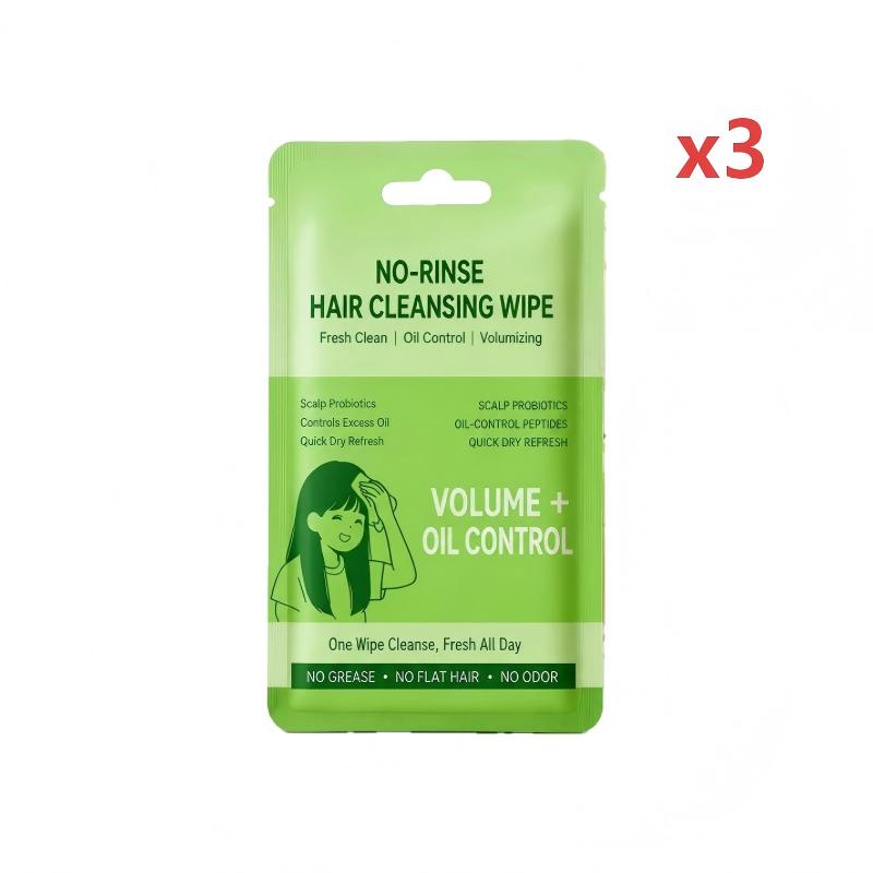 Portable Waterless Hair Cleansing Wipes