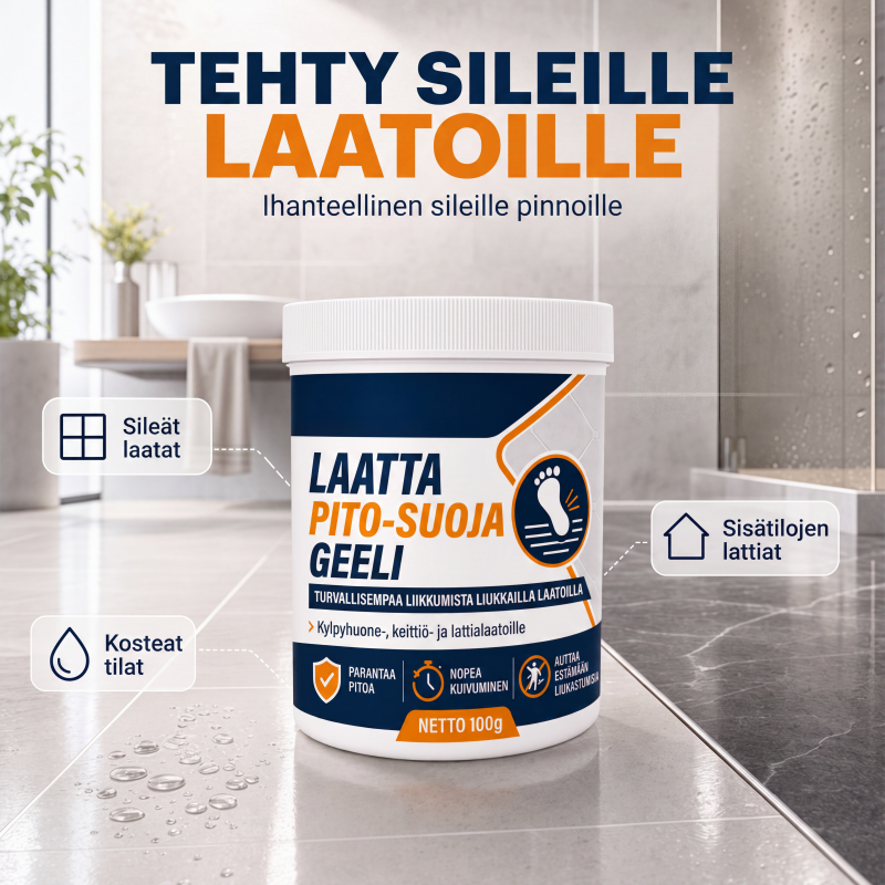 Liukumaton laattojen tartuntageeli