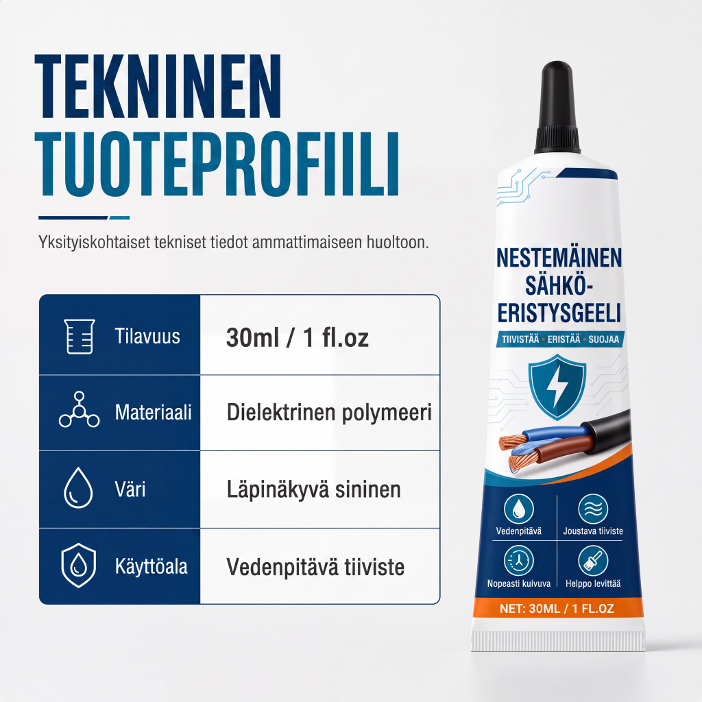 Nestemäinen sähköeristysgeeli