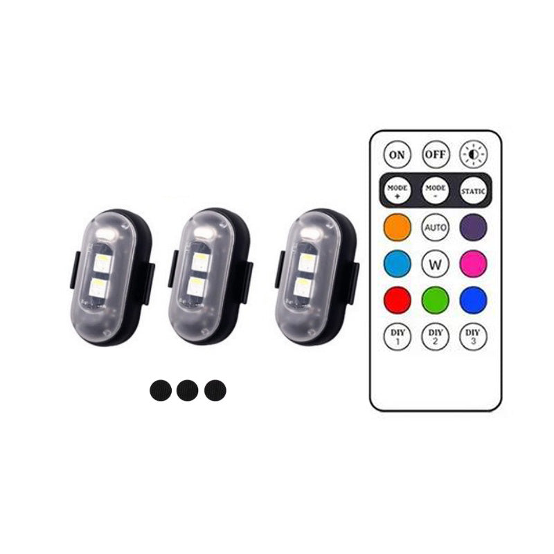 8 Värin Langattomat LED-valot Kauko-ohjaimella