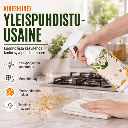 Tehokas monikäyttöinen puhdistussuihke