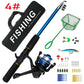 Telescoping Fishing Rod and Reel Set