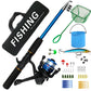 Telescoping Fishing Rod and Reel Set