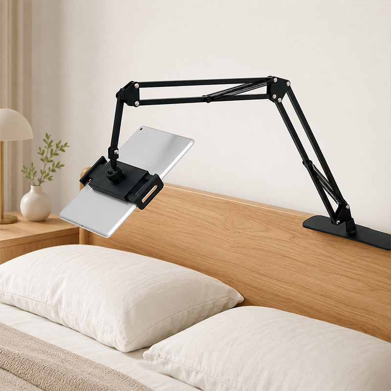 🛏️ Katso tabletista sängyssä, hands-free – magneettinen tablettiteline piilotetulla patjajalustalla. Ei tärisemistä, ei poraamista!
