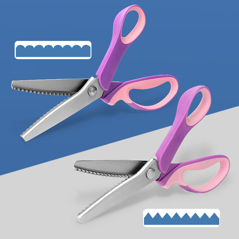 📢📢 50 % ALENNUS!! 🥳✨ Monikäyttöiset siksak-sakset, sahalaitasakset ✂️🧵