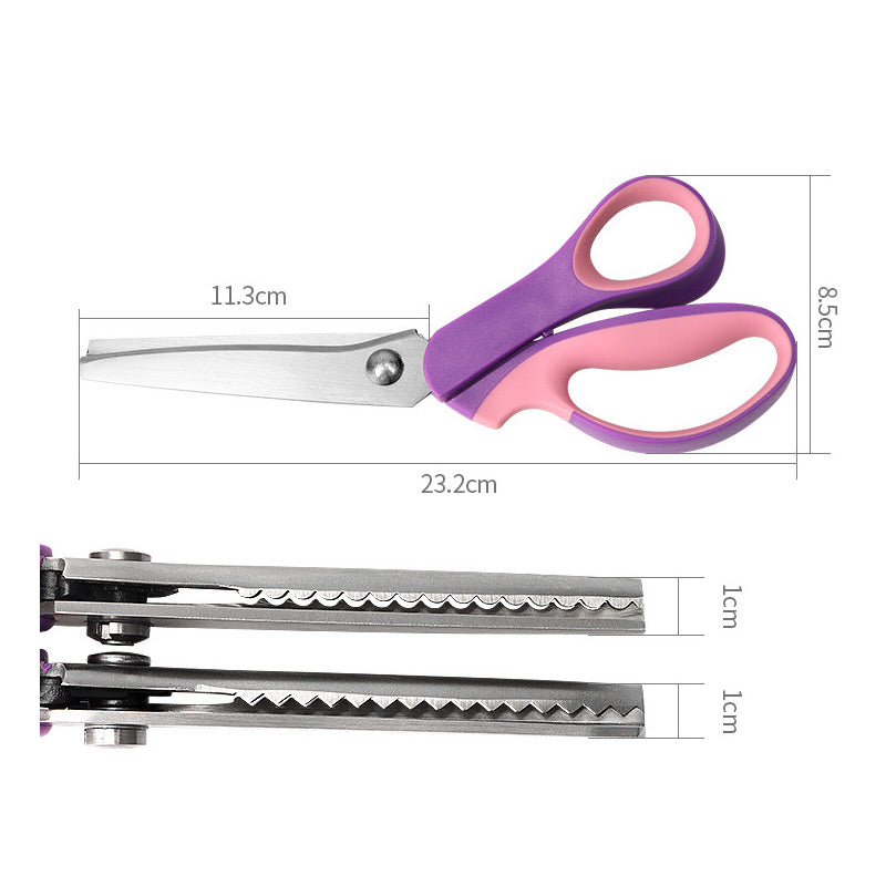 📢📢 50 % ALENNUS!! 🥳✨ Monikäyttöiset siksak-sakset, sahalaitasakset ✂️🧵