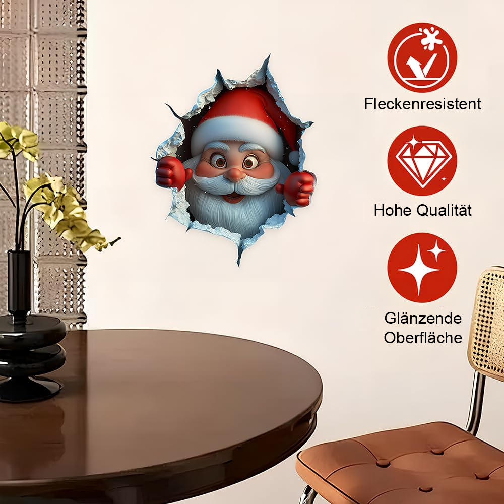 🎄Joulumyynti 50 % alennus🎅Luovat jouluseinä tarra