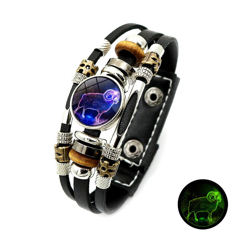 Night‑Glow Zodiac Bracelet