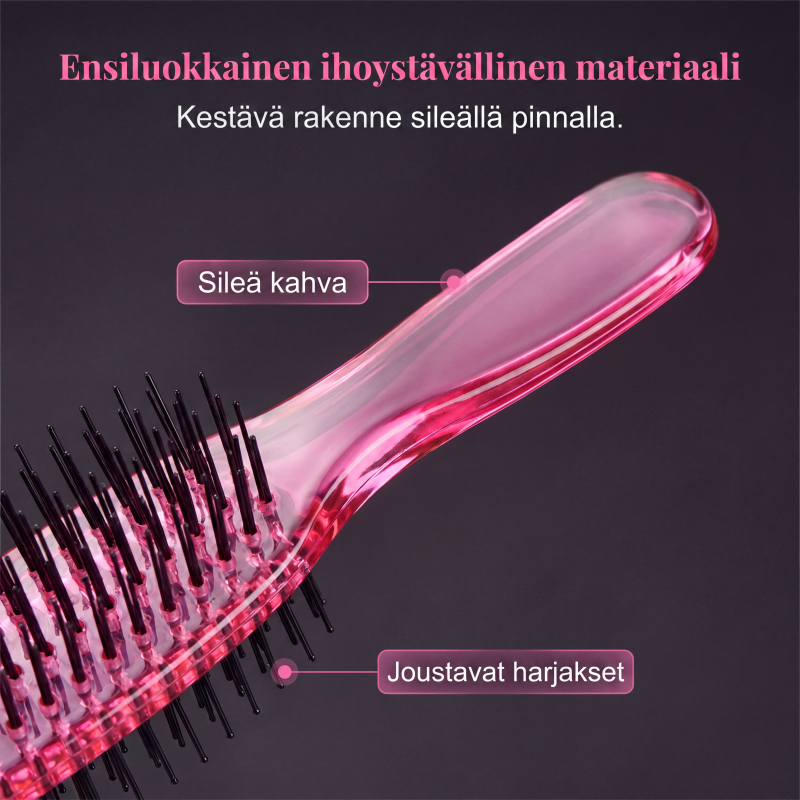 Kannettava päänahkahierontaharja