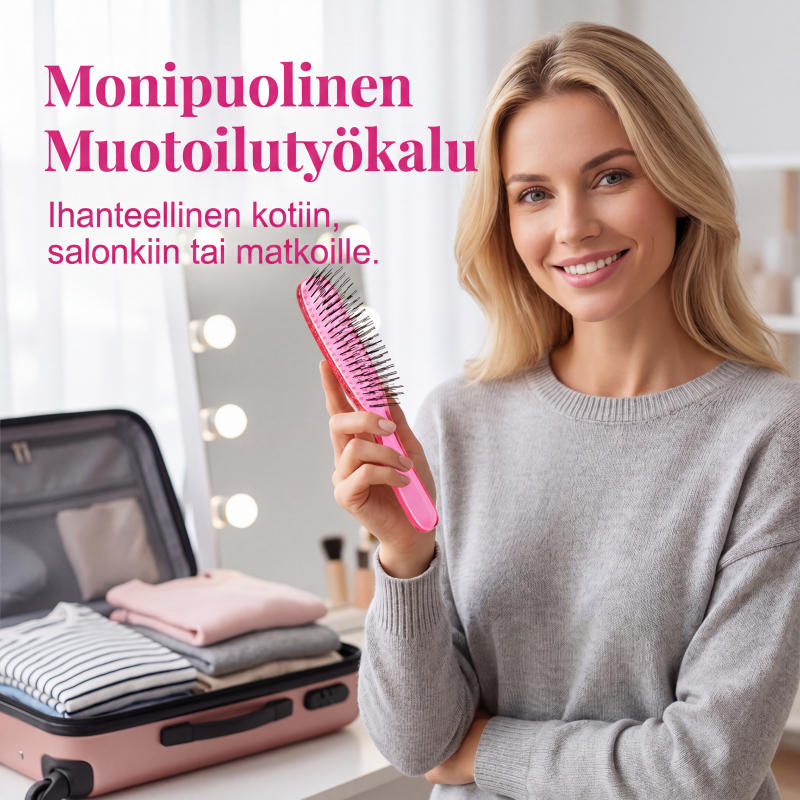Kannettava päänahkahierontaharja
