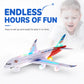 ✈️ 50 %:N ALENNUS RAJOITETUN AJAN! 💡 Sähköinen lentokonemalli, jossa on äänitehosteet ja LED-valot – Interaktiivinen, houkutteleva, kestävä ✨