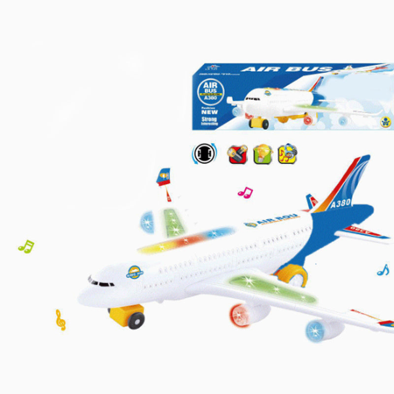 ✈️ 50 %:N ALENNUS RAJOITETUN AJAN! 💡 Sähköinen lentokonemalli, jossa on äänitehosteet ja LED-valot – Interaktiivinen, houkutteleva, kestävä ✨