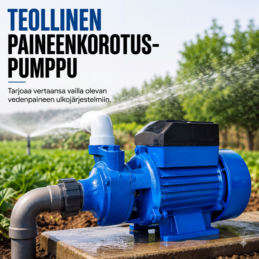 Itseimeävä vedenpaineen korotuspumppu