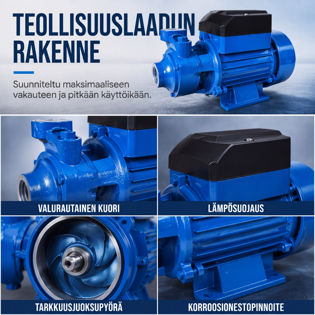 Itseimeävä vedenpaineen korotuspumppu