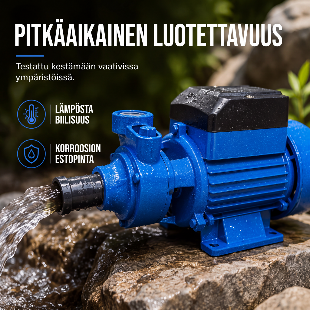 Itseimeävä vedenpaineen korotuspumppu