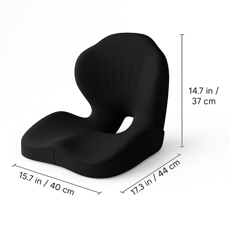 Ergonominen istuintyyny lannerangan tuella – tukea istumiseen ja hyvää ryhtiä!