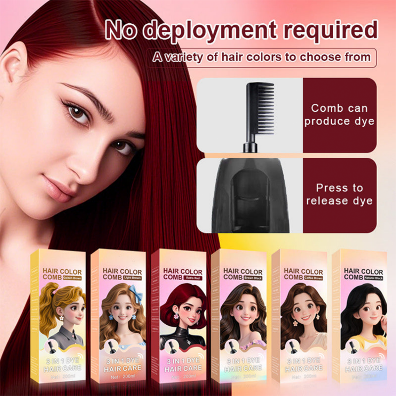 3-in-1 Hair Dye Comb