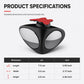 Dual-Sided Car Blind Spot Mirror