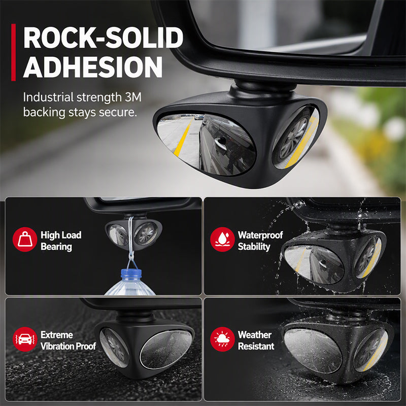 Dual-Sided Car Blind Spot Mirror