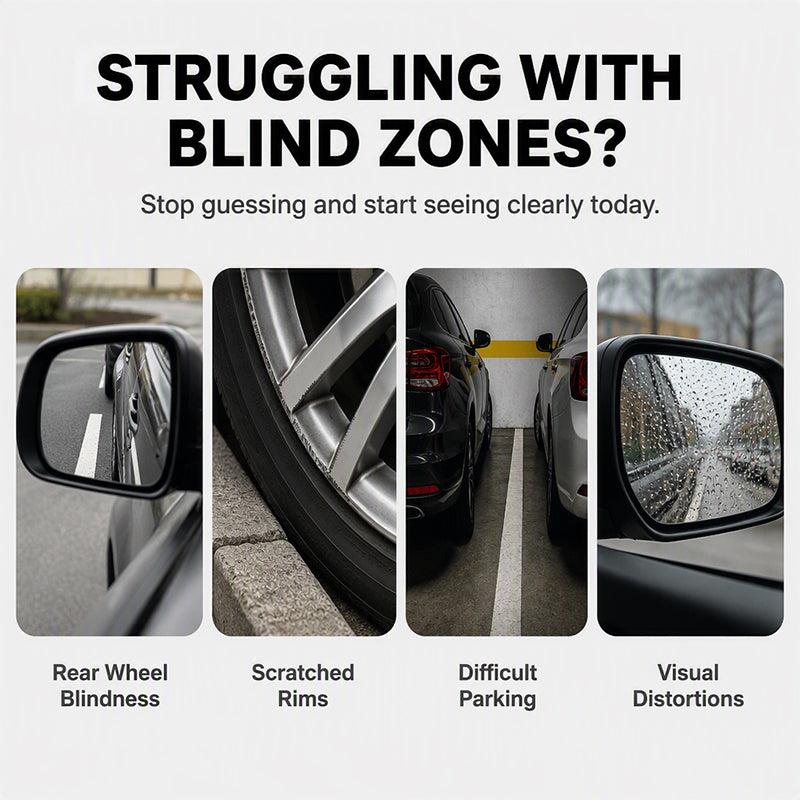 Dual-Sided Car Blind Spot Mirror