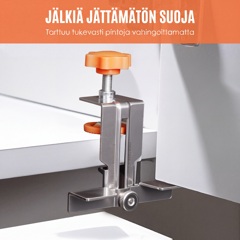 Säädettävä kaapinovien asennusjigi