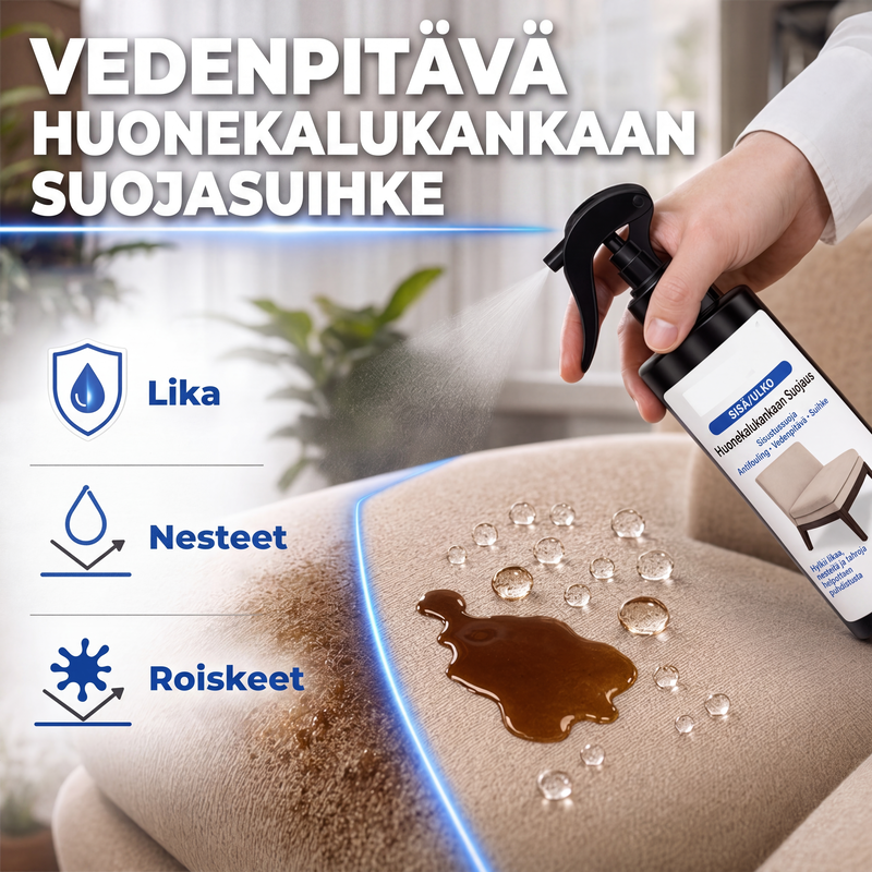 Vedenpitävä suoja-aine spray verhoiluille